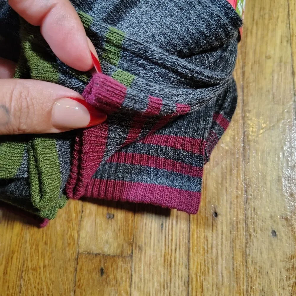 KODIAK TRAIL CREW SOCKS MEN'S 7-12 6 PAIRS DARK GRAY MOISTURE WICKING NEW